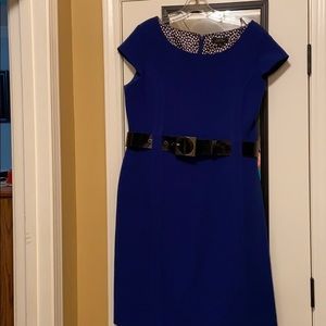 Tahari Royal Blue Dress